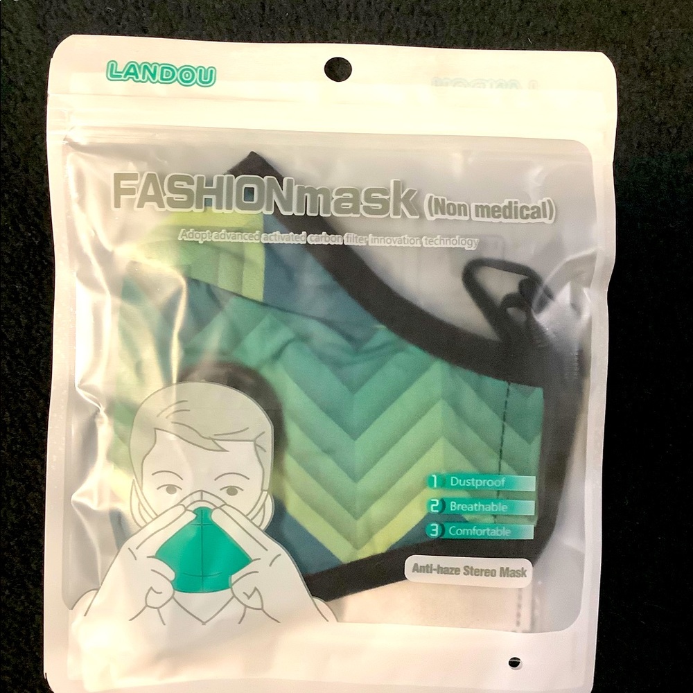 Reusable Cotton Activated Carbon Filter Face Mask